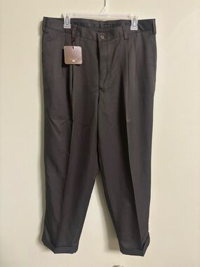 Savane Mens Nano Dry Pleated Comfort Waist Dress Golf Pants Size 36 X 29 New